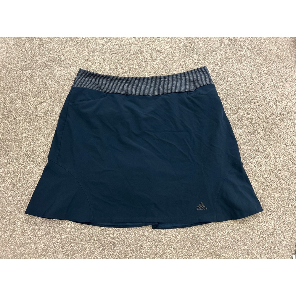 Adidas Golf Skort Womens Large Navy Blue Excellent Stretch Active Skirt